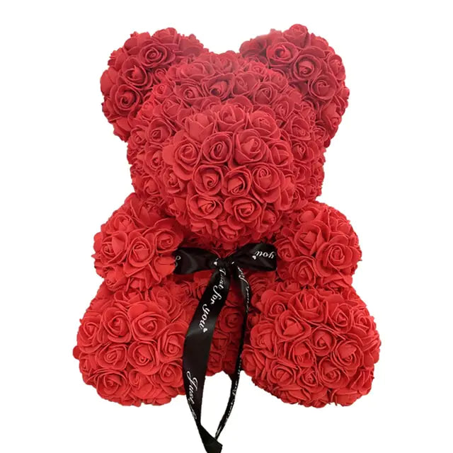 Flower Rose Teddy Bear